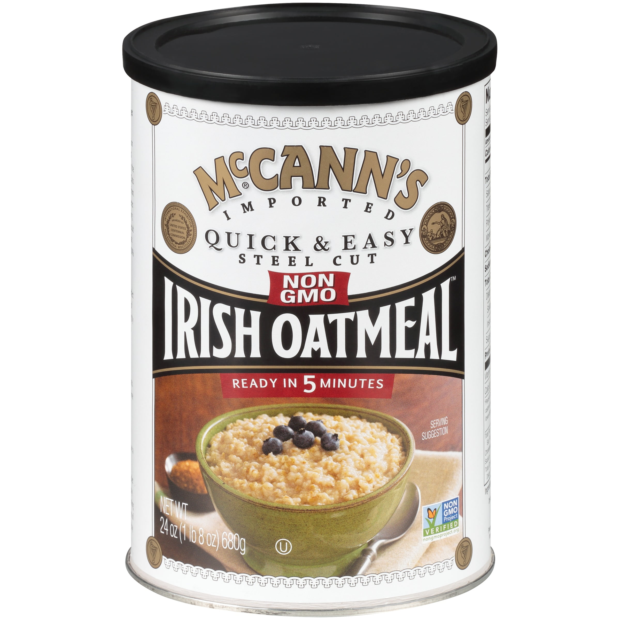 McCann'sÂ® Imported Quick & Easy Steel Cut Irish Oatmealâ ¢ 24 oz