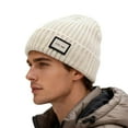 thumbnail image 5 of Womens Winter Knit Beanie with Ear Protection Thickened Lined Woolen Cap for Cycling Warm Outdoor Thermal Hat for Women, 5 of 6