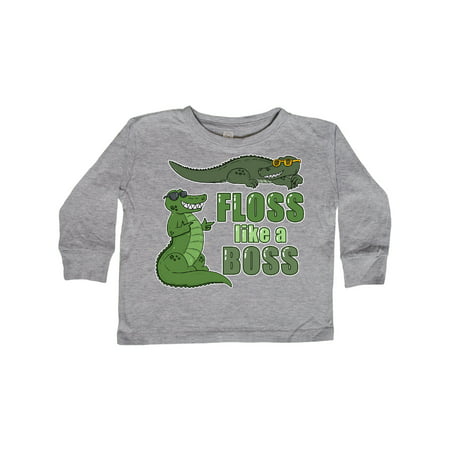 

Inktastic Floss Like A Boss Gators Gift Toddler Boy or Toddler Girl Long Sleeve T-Shirt