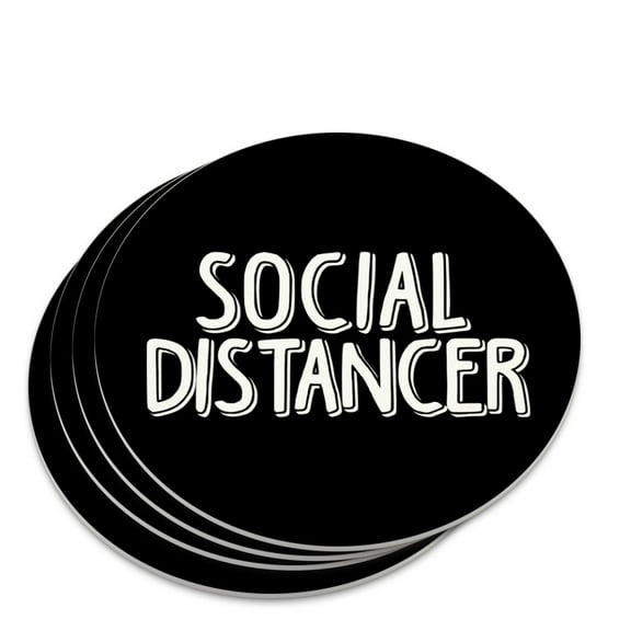 Social Distancer Novelty Coaster Set