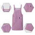 thumbnail image 3 of Delantal de terciopelo de cristal de 3 piezas Apuakthei, cintura suave y transpirable, ropa de cocina para cocinar, ropa de trabajo de restaurante, cintura estilo correa, 3 of 5