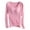 Pink, variant on SNKSDGM Long Sleeve Shirts for Women Crop Women's Autumn Winter Tight Thermal Underwear Thickened Top Thin Velvet Body Shaping Long Sleeved T Shirt with Chest Pad Bra Cup Pajamas S