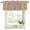 Light Beige, variant on 2 Pack Boho Flowers Valances for Windows Bedroom Living Room Window Treatments, Spring Abstract Watercolor Floral Leaf Rod Pocket Valance Drapes Short Kitchen Curtains Over Sink 42"x18"