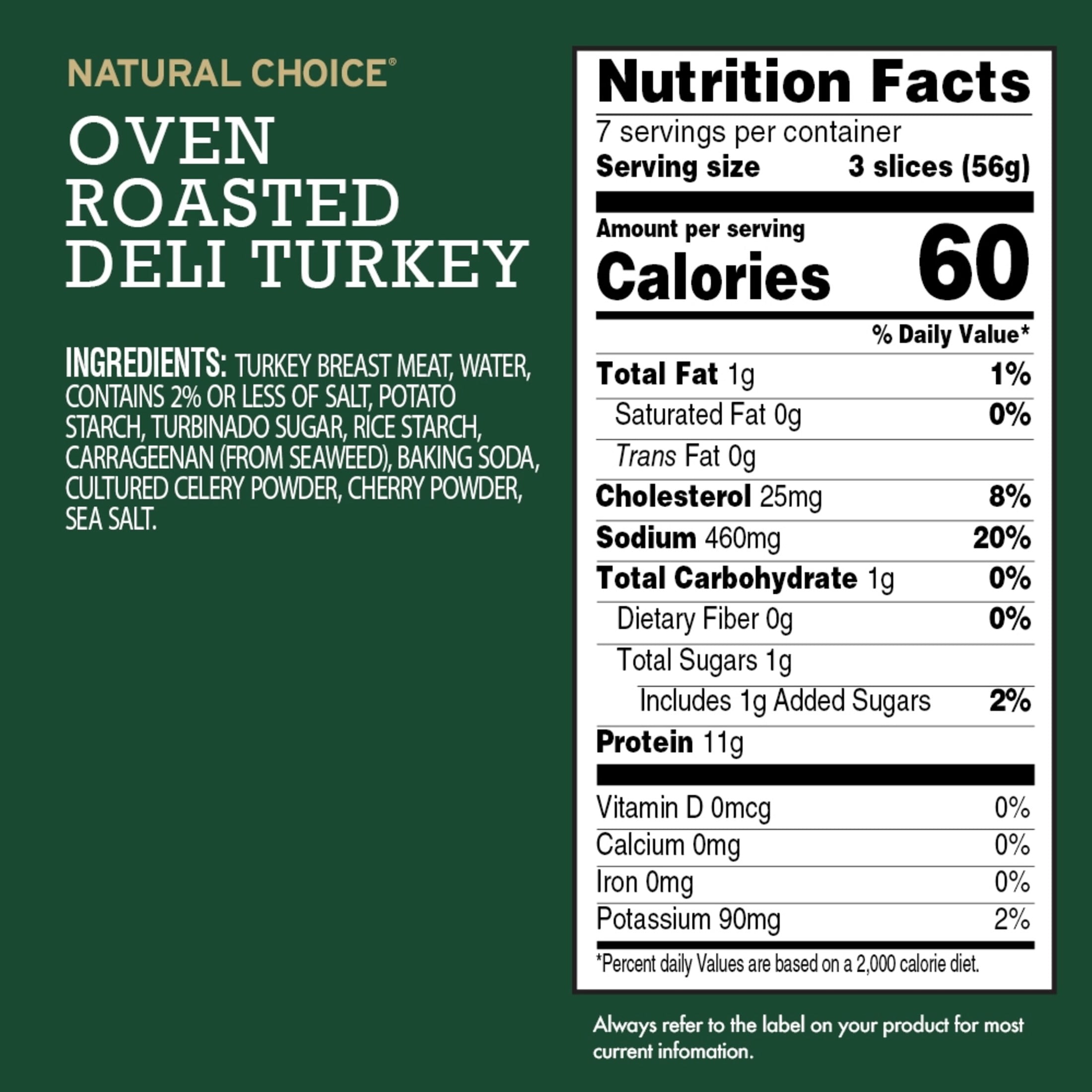 Hormel Natural Choice Oven Roasted Turkey Deli Lunchmeat, Double Pack 14 oz Resealable Package