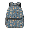 thumbnail image 1 of Easygdp French Bulldog Yoga Mochila Ergonómica Versátil para Laptop - Múltiples Bolsillos, Correas Ajustables, Unisex para Escuela, Viajes y Actividades al Aire Libre-One Size, 1 of 5