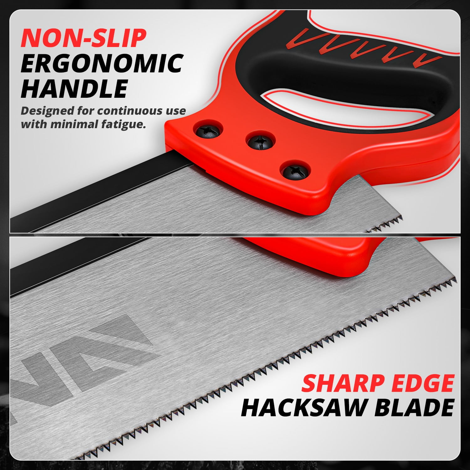 DNA Motoring Deluxe Miter Box with 12" Hand Saw Set Increase Durability Sharpness Precise Cut