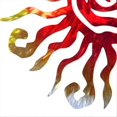 thumbnail image 2 of Sun God Metal Wall Art Indoor/Outdoor Decor - Rust Proof Wall Decor,D, 2 of 5