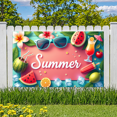 thumbnail image 6 of Tropical Theme Summer Banner Decorative Design Beach Party Ice Cream Fruits for Holiday Celebration Outdoor Gathering Summer Events, 6 of 7