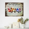 thumbnail image 6 of Christian Hummingbird Wall Art God Says You Are Wall Decor Country Bird Canvas Painting Print Artwork Modern Home Decor Framed for Living room Bedroom Bathroom 12"X16", 6 of 6