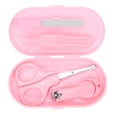 thumbnail image 3 of Kit de 4 piezas para el cuidado de las uñas de bebés recién nacidos, cortaúñas, pinzas y juego de manicura para bebés, color rosa, 3 of 14