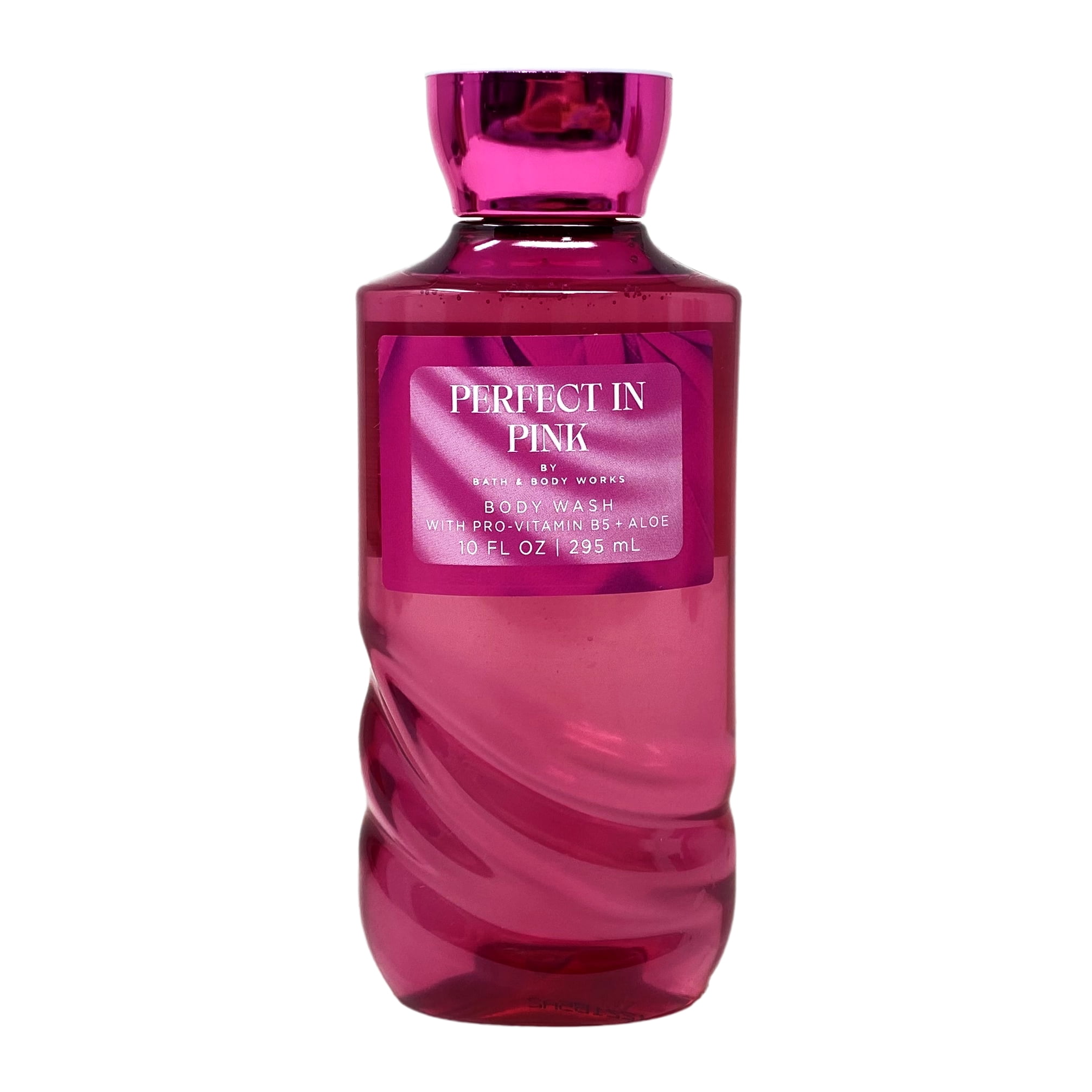 Bath & Body Works Perfect In Pink 2 Pack Body Wash Bundle with a Himalayan Salts Springs Bar Soap - Full Size
