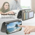thumbnail image 2 of TECH CIRCLE For iPhone 17 Pro Max Case, 2-in-1 Detachable Magnetic Flip Wallet Case with Card Slots/Zipper Pocket, RFID Blocking PU Leather Flip Cover, Compatible with MagSafe, Protective Case, Gray, 2 of 12