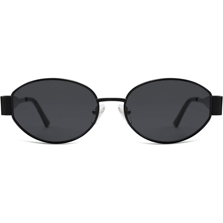 Retro Oval Sunglasses for Women Men Trendy Sun Glasses 