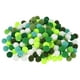 thumbnail image 1 of Uxcell Paquete de 500 Pompones para Manualidades, 0.59" (15mm) Serie Verde de Poliéster Suave y Esponjoso, 1 of 7
