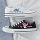 thumbnail image 2 of Disney Lilo &amperio; Zapatos de lona de puntada, zapatos con patrón de pequeño monstruo de dibujos animados Kawaii, zapatos de lona bajos deportivos informales a la modaR01642 Deng Xun unisex, 2 of 2