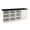 White, variant on 9-Cube Shoe Bench with Cushion - Adjustable Shelves Entryway Organizer - Rustic Brown Storage Cabinet - Durable Shoe Rack for Entryway, Hallway, Bedroom