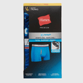 thumbnail image 4 of Hanes Premium Men's Xtemp Total Support Pouch 3+1 Trunk - Blue/Gray, Medium, 4 of 4