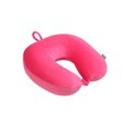 thumbnail image 1 of Ounissouiy Reemplazo de almohada en forma de U de fibra elástica Inodoro Color sólido Soporte para el cuello Snoozing Cojín para la siesta de la tarde Juegos de cama Rosa roja Ounissouiy HA082361-04, 1 of 6