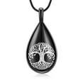 thumbnail image 4 of Tree of Life Urn Necklaces for Ashes Teardrop Cremation Jewelry for Ashes Memory Jewelry for Women Men, 4 of 5