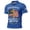 Blue #116, variant on 250th Anniversary Independence Day Shirts for Men Short Sleeve American Flag Causal Tops Collar Button Down Liberty T Shirts Henley American 250th Anniversary Printed T-Shirts White 3XL