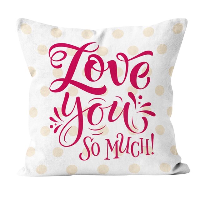 Funda de almohada para San Valentín, para sala de estar, sofá, dormitorio, decoración