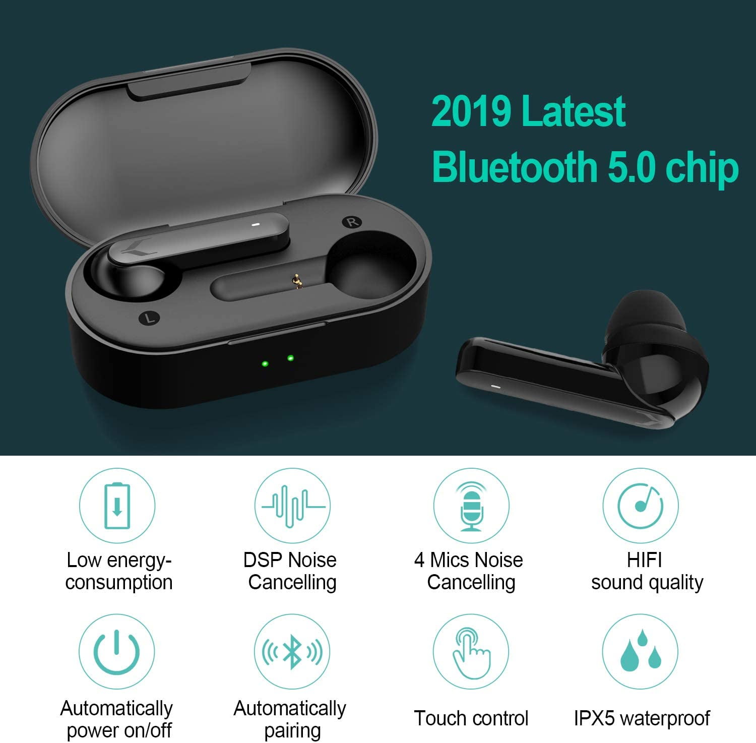 mycarbon true wireless earbuds