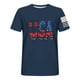 thumbnail image 3 of Tops para hombre, blusas y camisas de cuello redondo y manga corta para hombre, blusas casuales de cuello redondo con estampado de moda para hombre, blusas de cuello redondo y manga corta, camisas par, 3 of 5