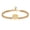 Gold, variant on Paw Print Cuban Link Bracelet for Women Men, Hypoallergenic Stainless Steel Paw Charm Bracelet with Adjustable Chain, Pet Lover Memorial Jewelry Gift