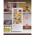 thumbnail image 3 of VEVOR Refrigerated Display Case, 3 Cu.Ft./85L Countertop Pastry Display Case, 3-Tier Commercial Cake Refrigerator with LED Lighting, TURBO Cooling, 3 of 9