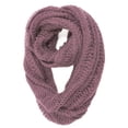 thumbnail image 1 of Womens Acrylic Loop Scarf - Indi Pink, 1 of 1