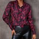 thumbnail image 2 of Tops Para Mujer Camisas de Manga Larga Moda de Otoño Impreso Camiseta Suelta Blusa Cuello en V Casual Odeerbi ODB149434, 2 of 5