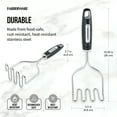 thumbnail image 6 of Farberware Professional Stainless Steel Potato Masher with Black Handle, 6 of 14