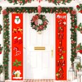 thumbnail image 6 of VerPetridure Christmas Curtain Decoration Christmas Decoration Curtain Creative Decoration Couplets Hanging Flags, 6 of 9