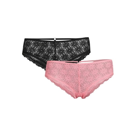 

Madden NYC Women s Lace Cheeky Bikini Panties 2-Pack