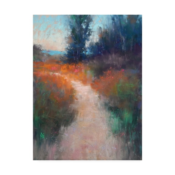 Trademark Fine Art 'Behind the Trees' Canvas Art by Alejandra Go