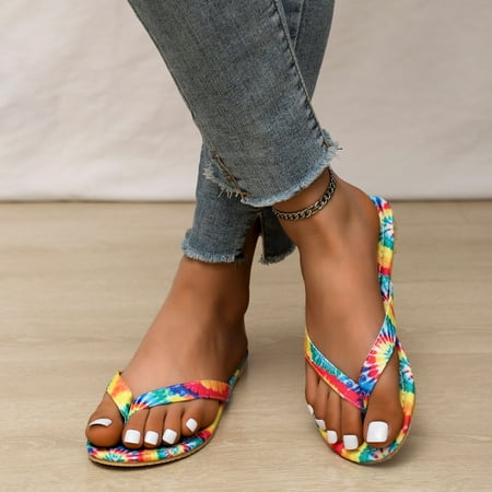

YOTAMI Slippers for Women Women s Sandals Summer Fashion Sandals Flat Slippers Flip Flops Open Toe Beach Sandals Yellow