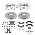 thumbnail image 3 of PowerStop Front and Rear Z26 Street Warrior Brake Pad Rotor Drum and Shoe Kit Fits: HONDA Select Models K15106DK-26, 3 of 9