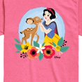 thumbnail image 2 of Disney - Floral Snow White Deer - Toddler & Youth Short Sleeve Graphic T-Shirt, 2 of 4