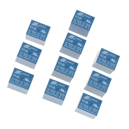 10 Pieces Power Relays SRD-05VDC-C-Relais 5 VDC -relay price history on PriceWatchPro