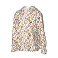 thumbnail image 2 of Fotbe Retro Floral Men's Women's UPF 50+ Sun Protection Jacket Hooded Cooling Shirt with Pockets Hiking Outdoor Performance-X-Large, 2 of 9