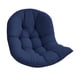 thumbnail image 3 of Cojín para silla con forma de huevo, cojín colgante para silla, suave, lavable, cómodo y grueso. Azul profundo, 3 of 8
