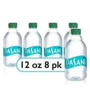 Dasani Purified Water Bottles, 12 fl oz, 8 Pack