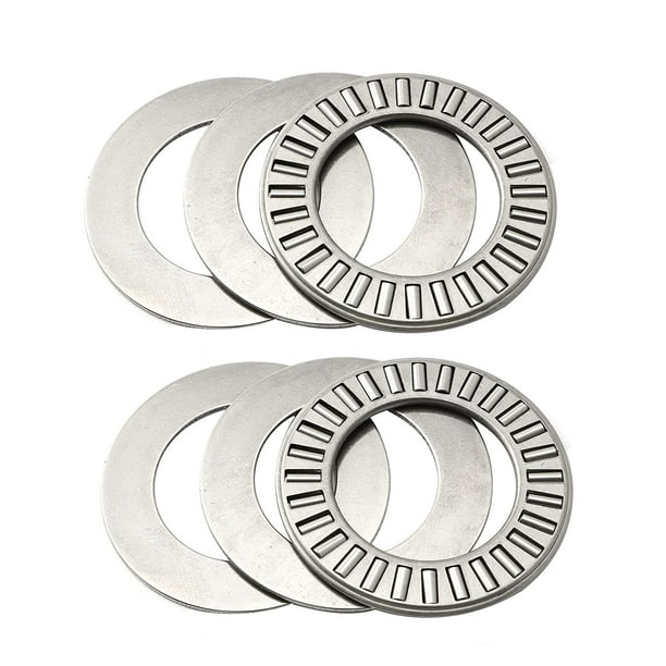 2 Pack AXK2035 2AS Thrust Needle Roller Bearings with Washers, 20 Bore