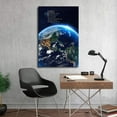 thumbnail image 4 of Education Poster The Solar System Poster Sun Poster Space Poster Classroom Poster Canvas HD Print Wall Art Picture Print Modern Family Bedroom Decor Posters, 4 of 7
