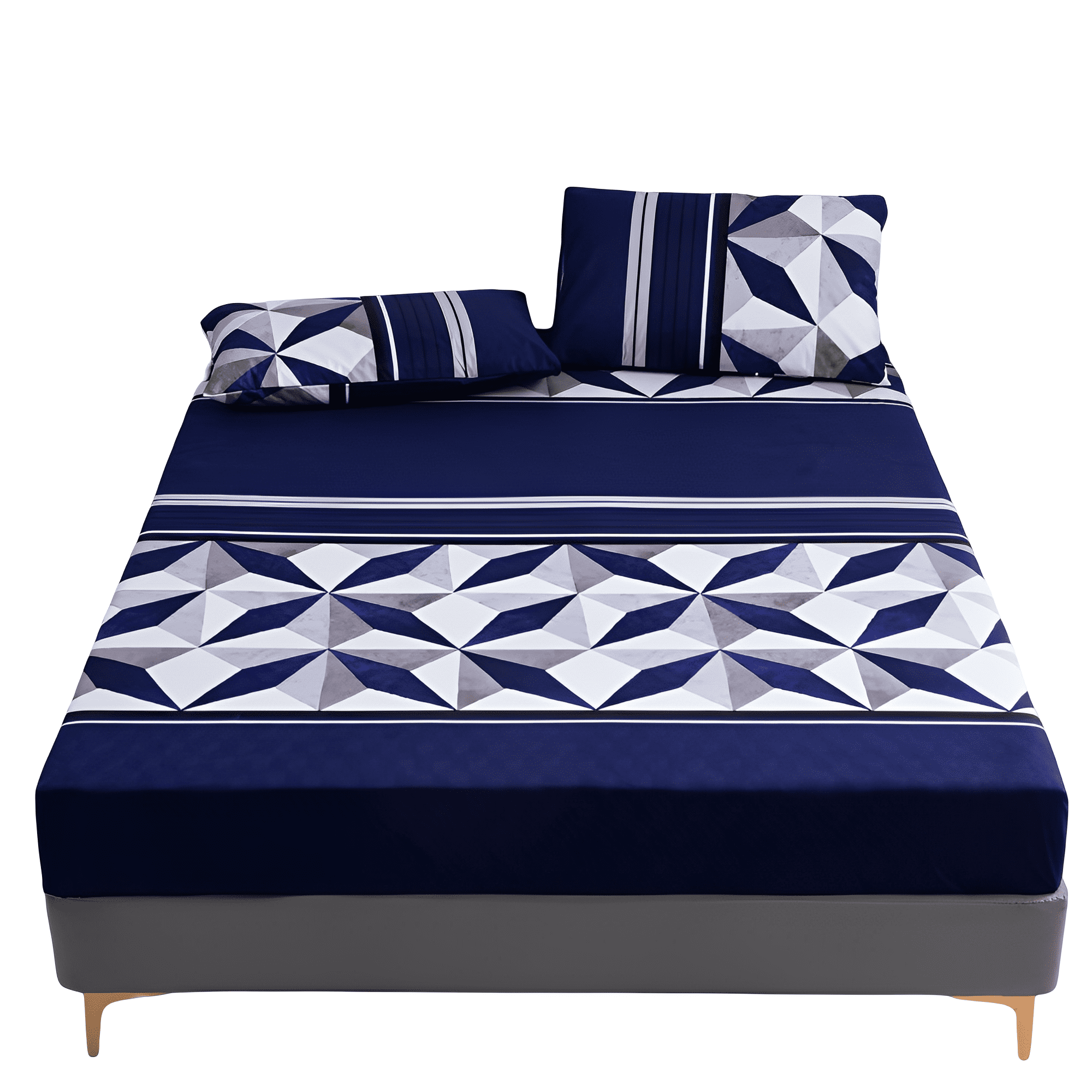 LERGNA waterproof printing bedspread elastic breathable soft 160 * 200