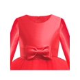 thumbnail image 4 of Girls Dress Long Sleeve Red Ball Gown Wedding Party Pageant 6 Years, 4 of 5
