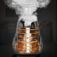 thumbnail image 2 of Steamer for Clothes, 1500W Standing Garment Steamers, 35s Fast Heat-up, 80 Mins of Continuous Powerful Steam with 2.8L Water Tank, Pants Clip & ldren's Clothing Hanger, 2 of 2