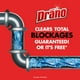 thumbnail image 2 of Eliminador de obstrucciones de desagüe Drano Max Gel, 2.37 L, para ducha o lavabo, 2 of 8