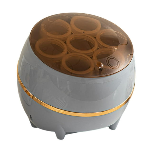 Lipstore Grain Rice Container Pet Food Storage Box Cereal Bin for Grain Dry Food Cereal gray