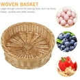 thumbnail image 6 of unbranded Food Serving Basket Wicker Storage Basket Wicker Basket 27X8CM, 6 of 8